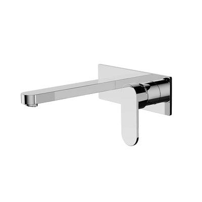 Nero Ecco Wall Basin Mixer Chrome - Image 8