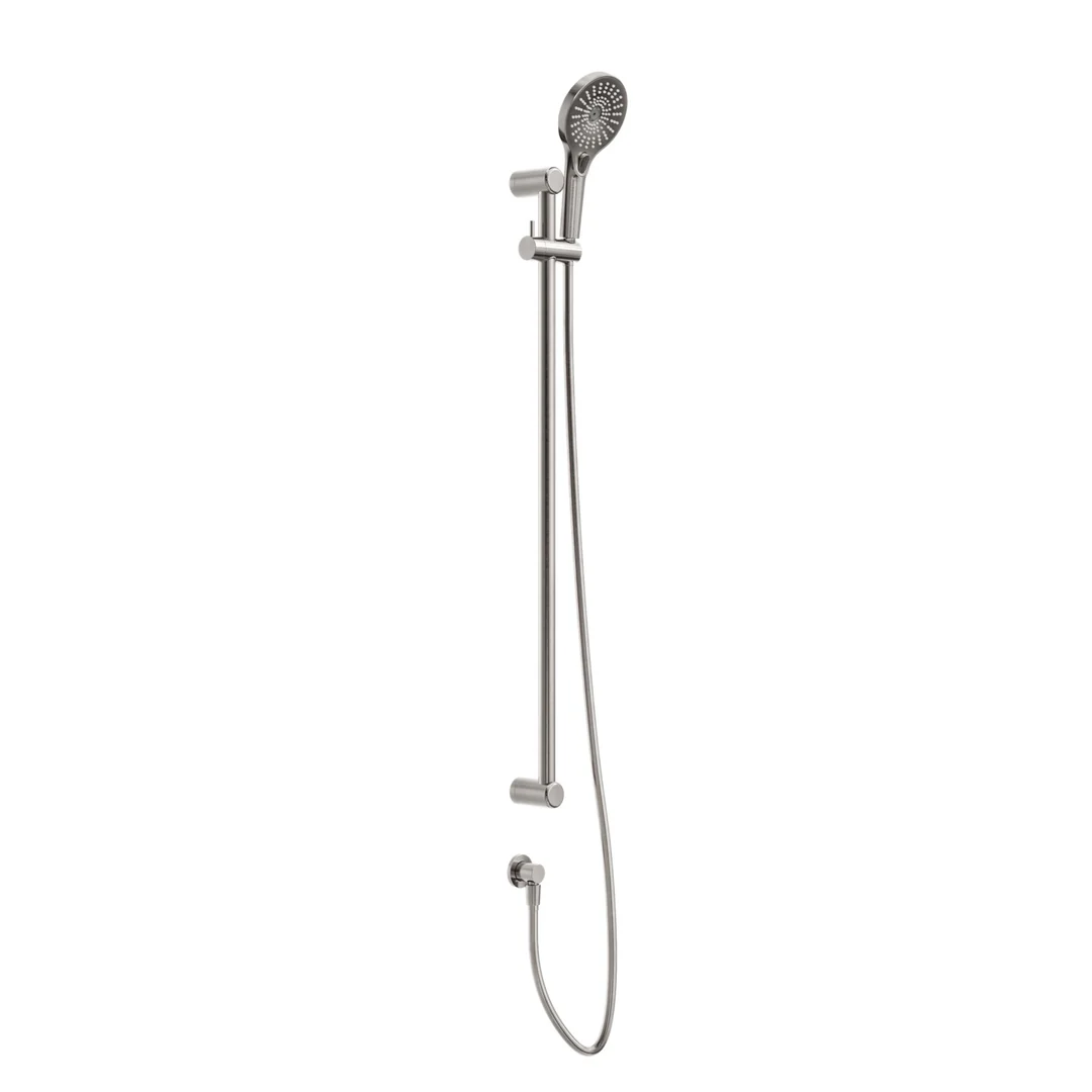 Nero Mecca Care 25Mm Grab Rail And Adjustable Shower Rail Set 900Mm Brushed Nickel - Image 4