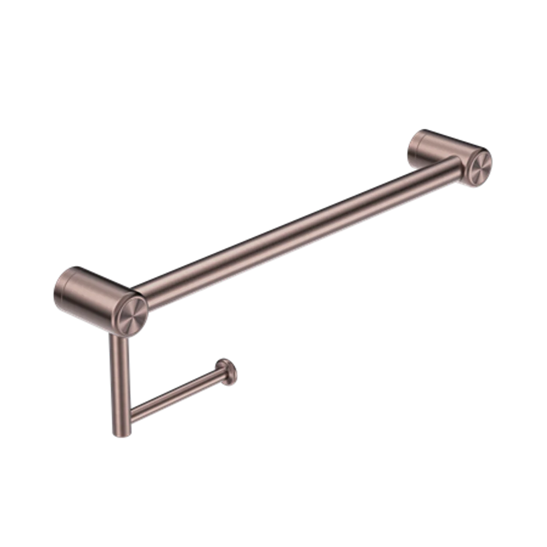 Nero Mecca Care 25Mm Toilet Roll Rail 450Mm Brushed Bronze