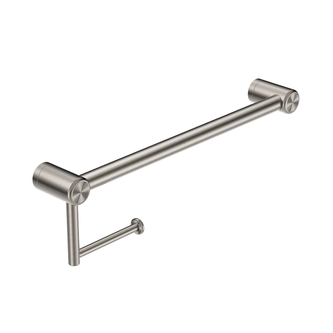Nero Mecca Care 25Mm Toilet Roll Rail 450Mm Brushed Nickel - Image 2