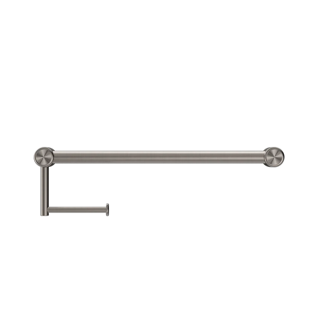 Nero Mecca Care 25Mm Toilet Roll Rail 450Mm Brushed Nickel - Image 5