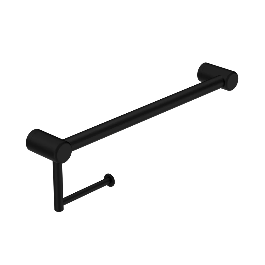 Nero Mecca Care 25Mm Toilet Roll Rail 450Mm Matte Black - Image 2