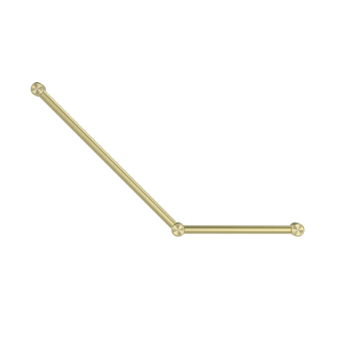 Nero Mecca Care 32Mm Ambulant Toilet Grab Rail 45 Degree 750X450Mm Brushed Gold - Image 5