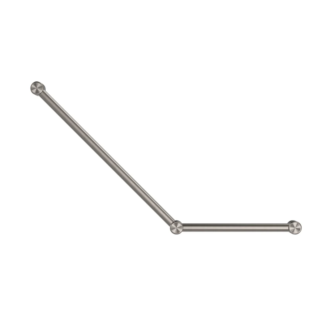 Nero Mecca Care 32Mm Ambulant Toilet Grab Rail 45 Degree 750X450Mm Brushed Nickel - Image 5