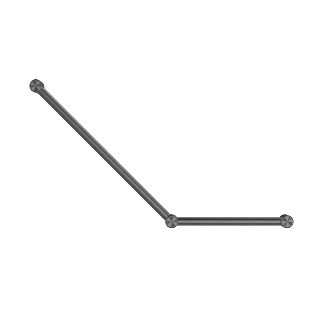 Nero Mecca Care 32Mm Ambulant Toilet Grab Rail 45 Degree 750X450Mm Gun Metal - Image 5