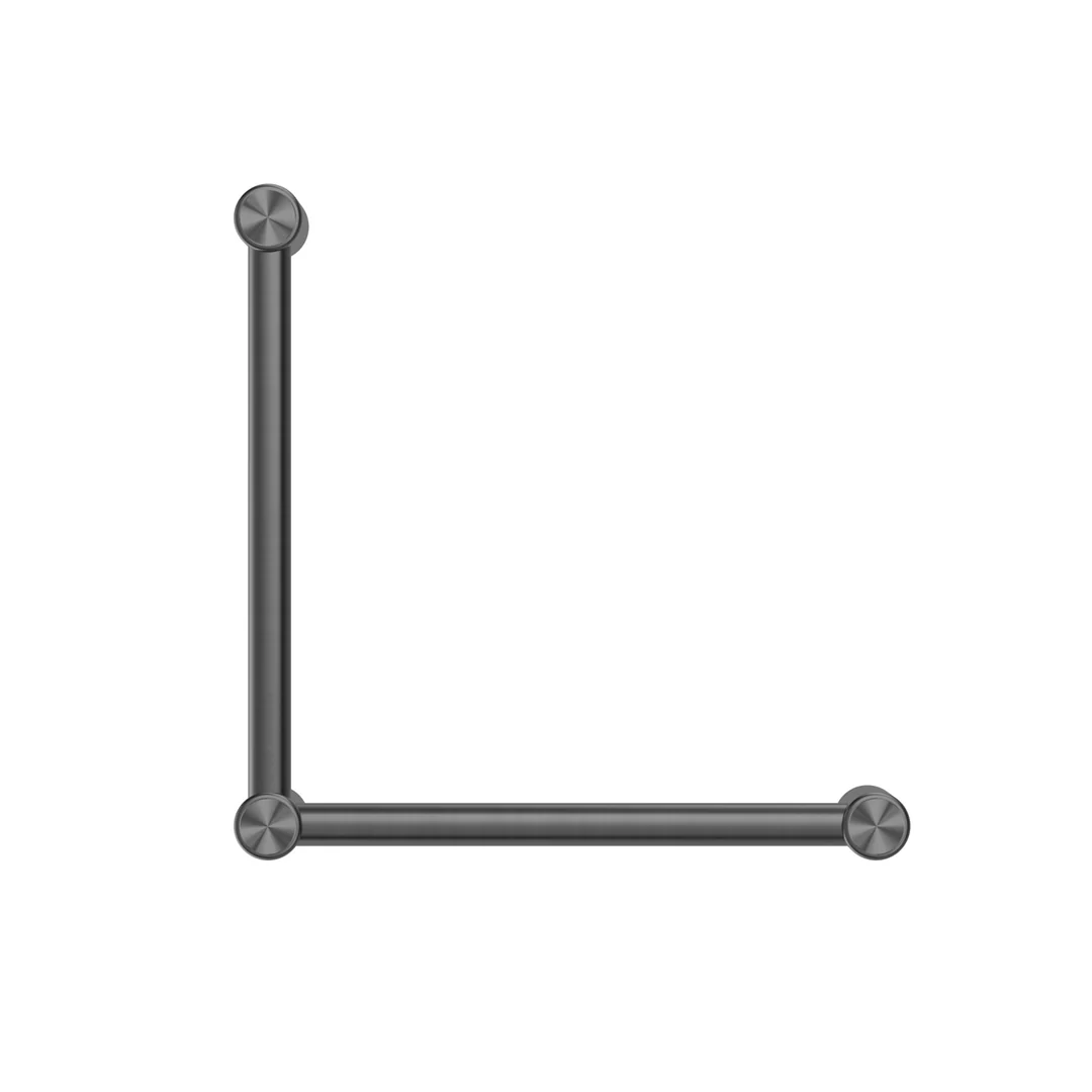 Nero Mecca Care 32Mm Ambulant Toilet Grab Rail 90 Degree 450X450Mm Gun Metal - Image 5