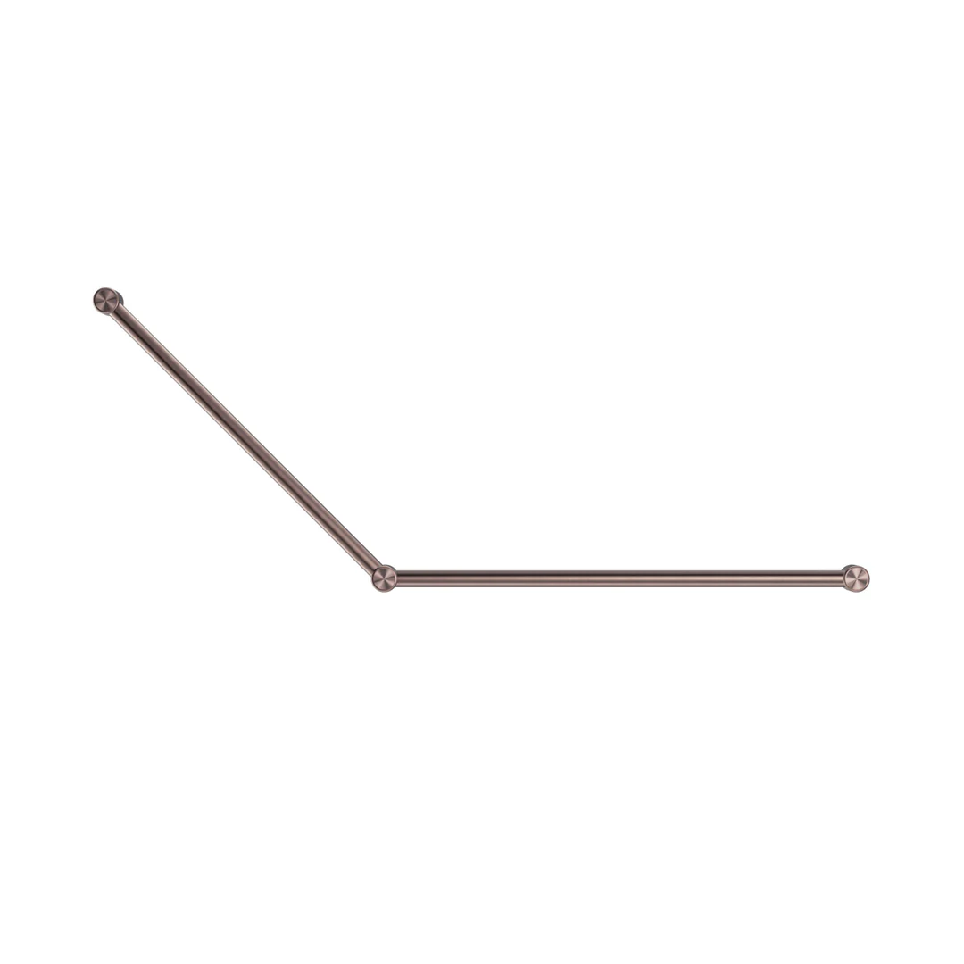 Nero Mecca Care 32Mm Dda Grab Rail Set 45 Degree 750X900Mm Brushed Bronze - Image 5