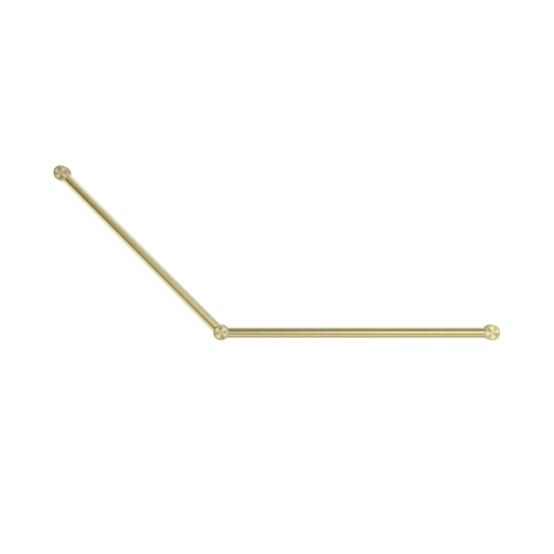 Nero Mecca Care 32Mm Dda Grab Rail Set 45 Degree 750X900Mm Brushed Gold - Image 5