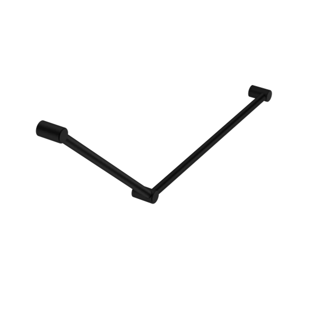 Nero Mecca Care 32Mm Dda Grab Rail Set 45 Degree 750X900Mm Matte Black - Image 2