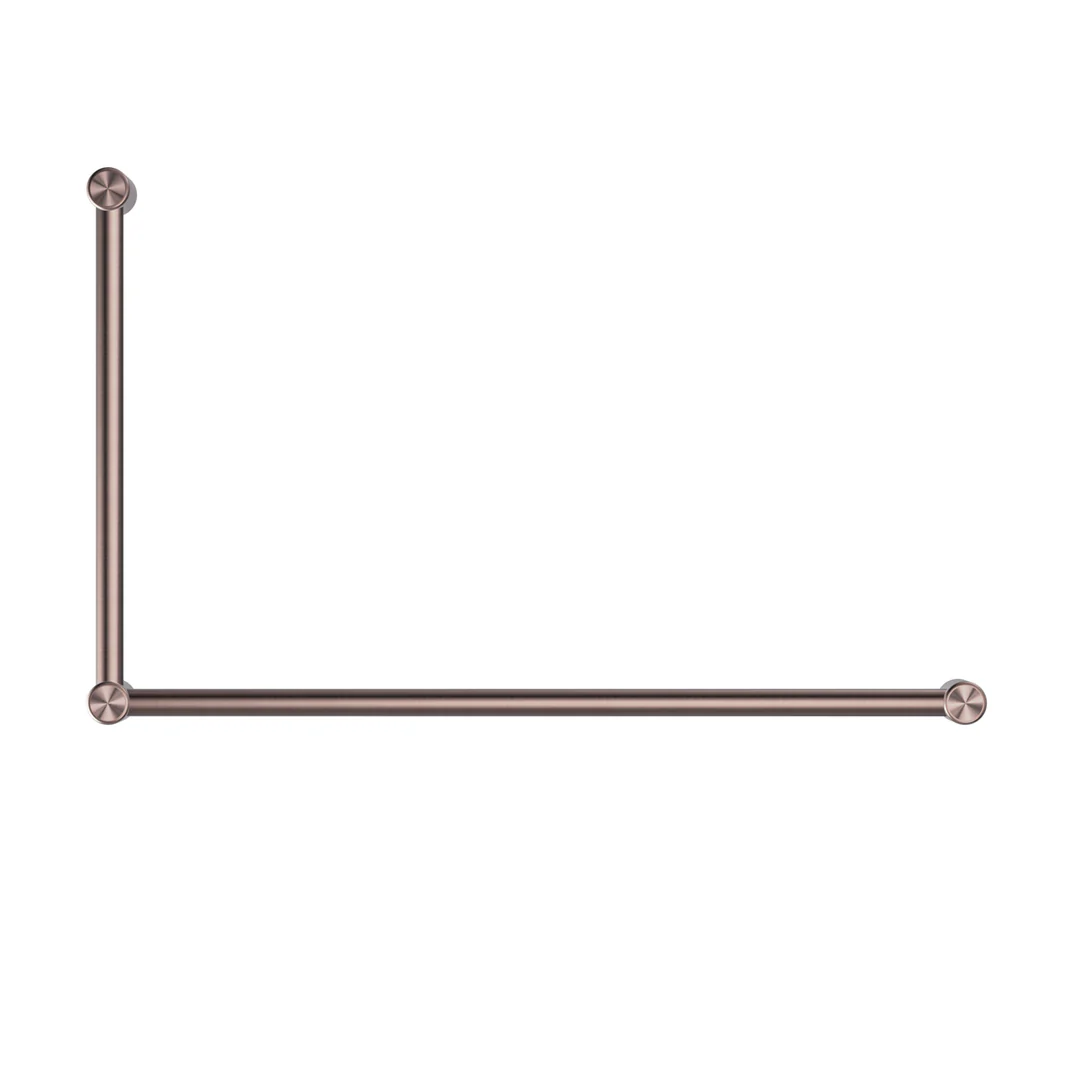 Nero Mecca Care 32Mm Dda Grab Rail Set 90 Degree 600X1000Mm Brushed Bronze - Image 5