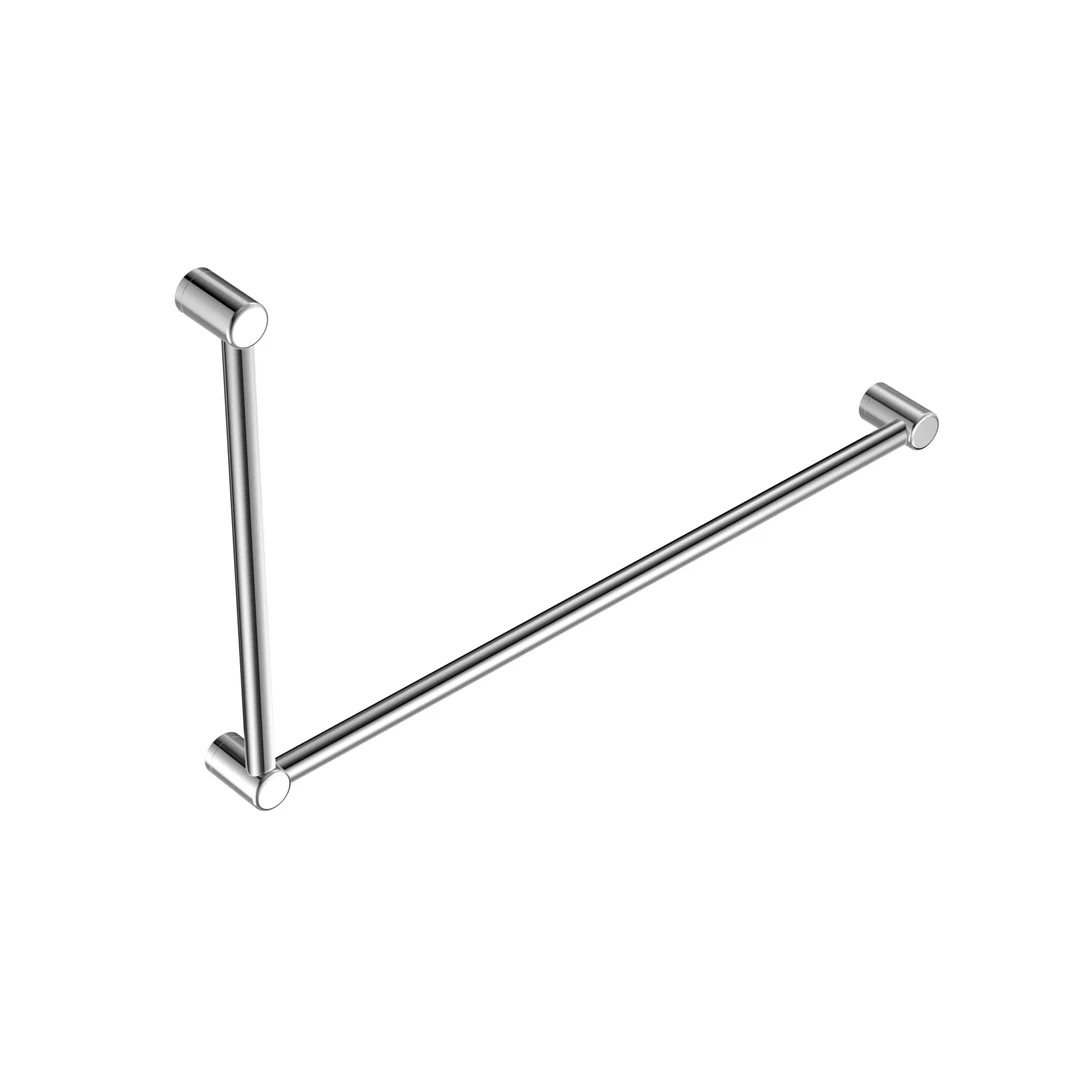 Nero Mecca Care 32Mm Dda Grab Rail Set 90 Degree 600X1000Mm Chrome - Image 2