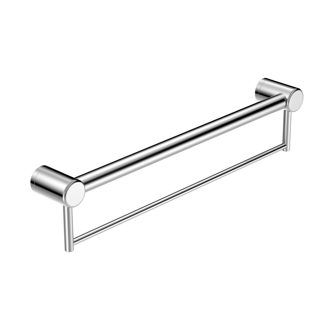 Nero Mecca Care 32Mm Grab Rail With Towel Holder 600Mm Chrome - Image 2