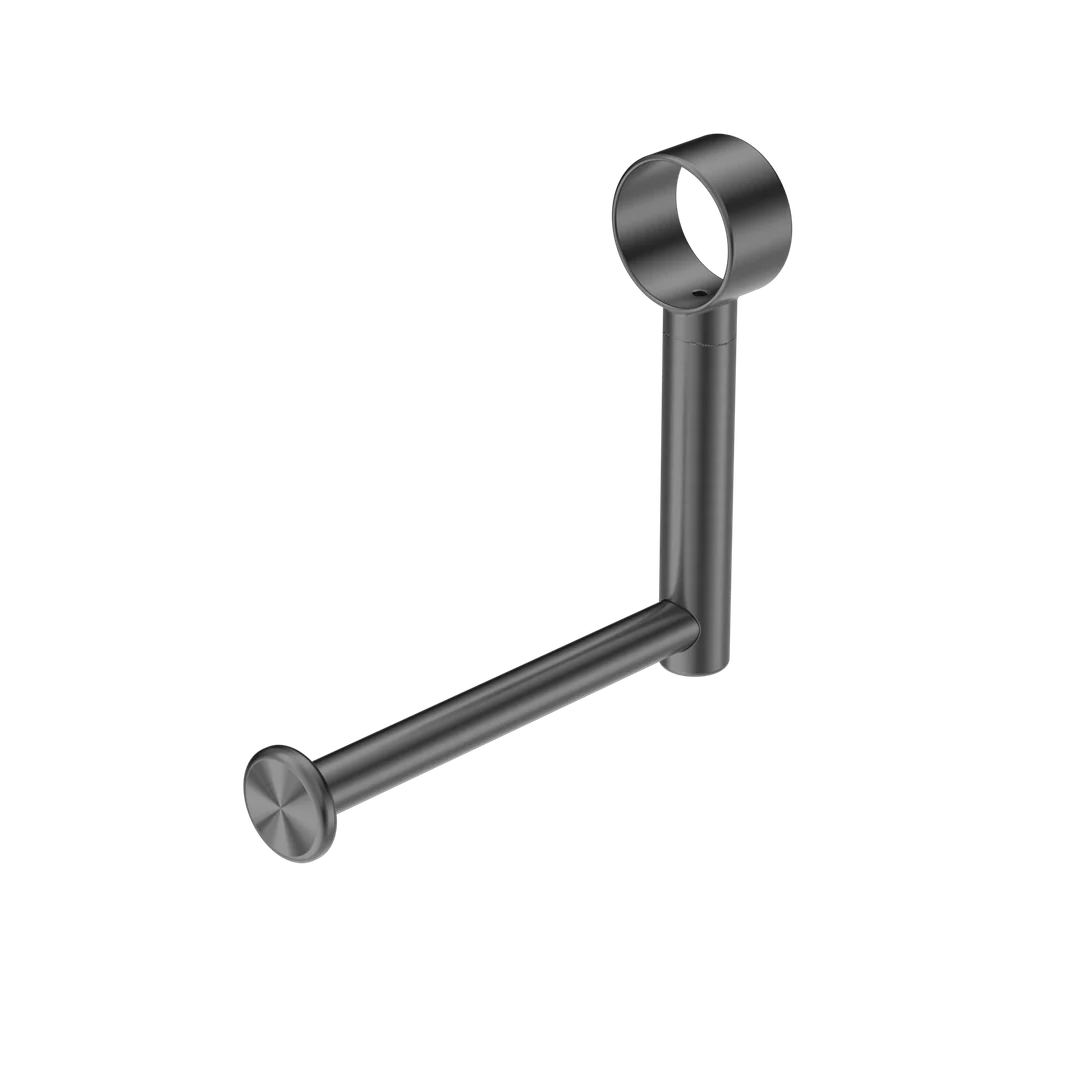 Nero Mecca Care Add On Toilet Roll Holder Gun Metal - Image 2