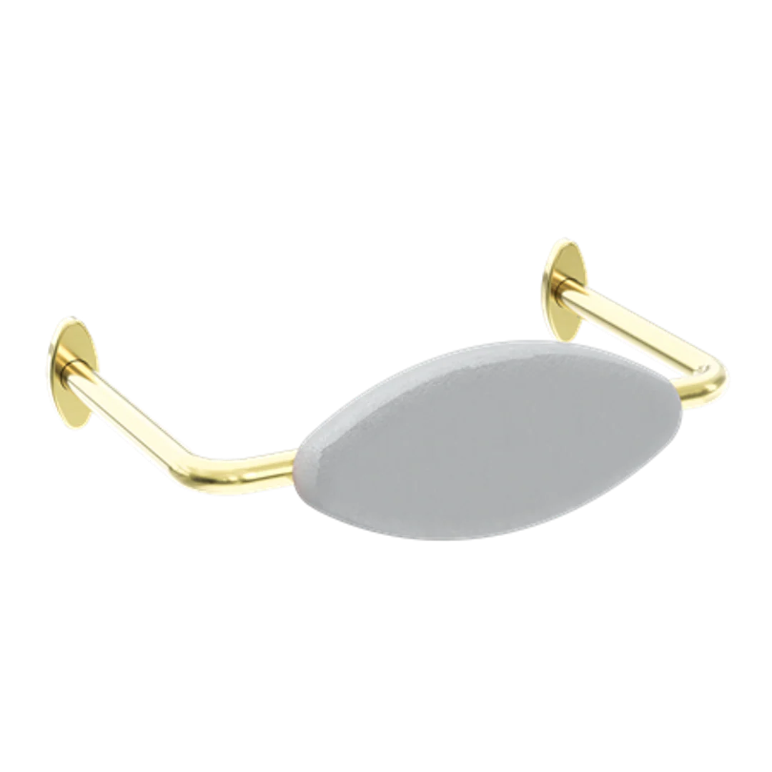 Nero Mecca Care Dda Toilet Backrest Brushed Gold