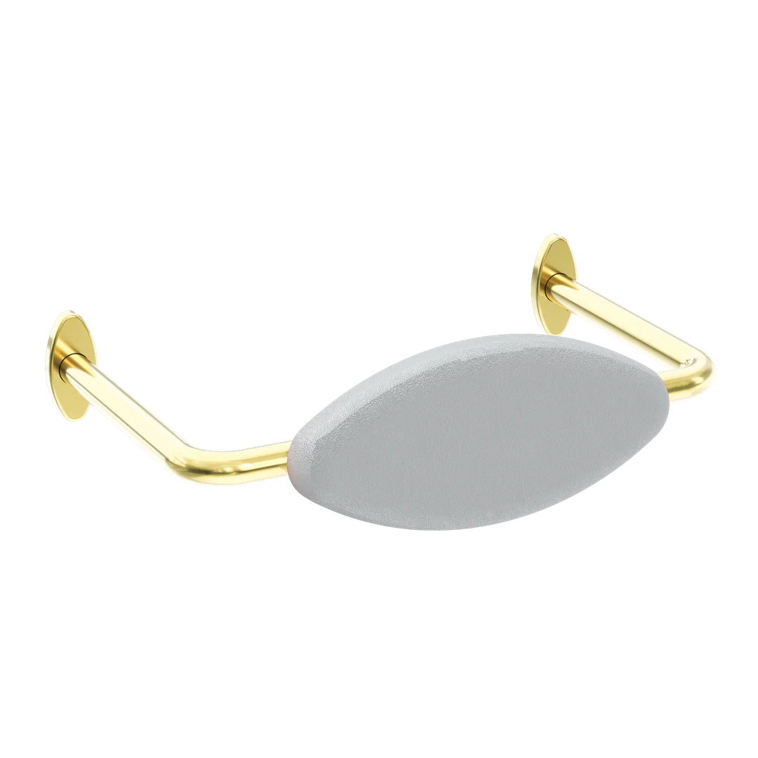 Nero Mecca Care Dda Toilet Backrest Brushed Gold - Image 2