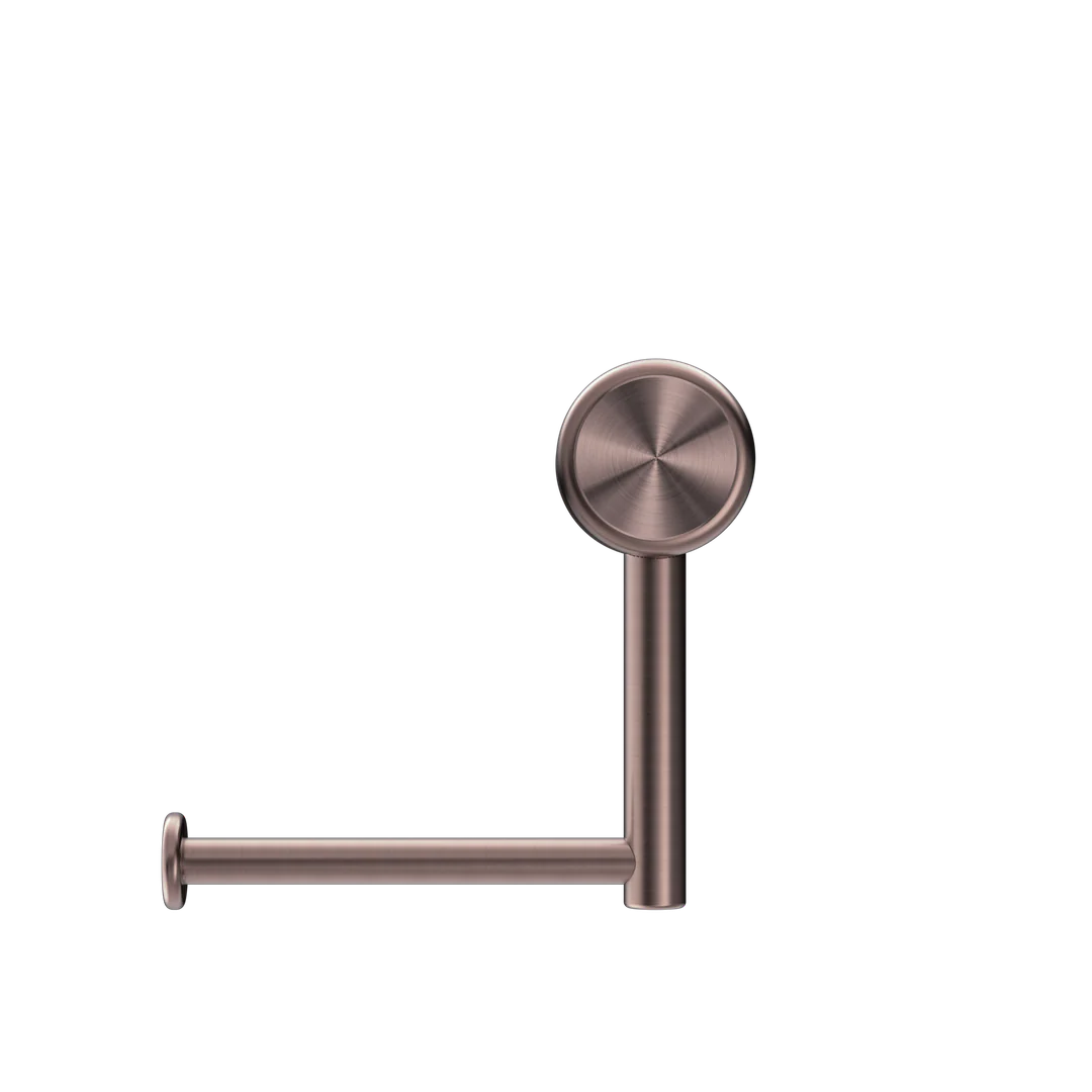 Nero Mecca Care Heavy Duty Toilet Roll Holder Brushed Bronze - Image 5
