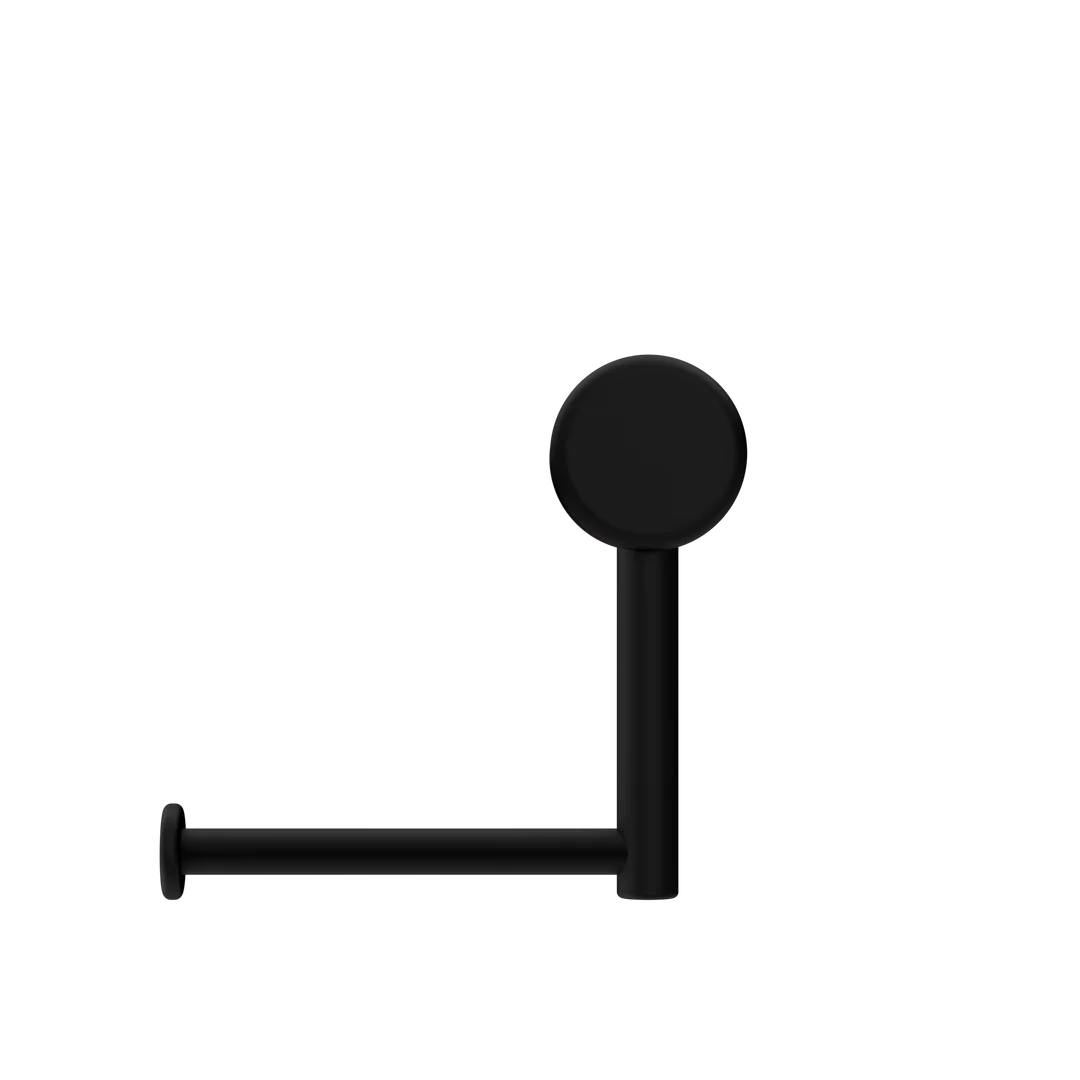 Nero Mecca Care Heavy Duty Toilet Roll Holder Matte Black - Image 5