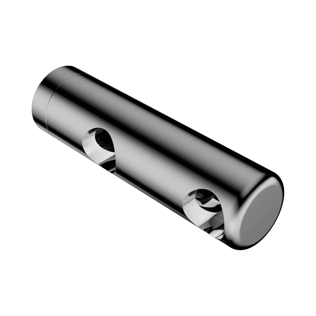 Nero Mecca Care Make Your Own 25Mm Grab Rail Double Towel Bracket Right Chrome