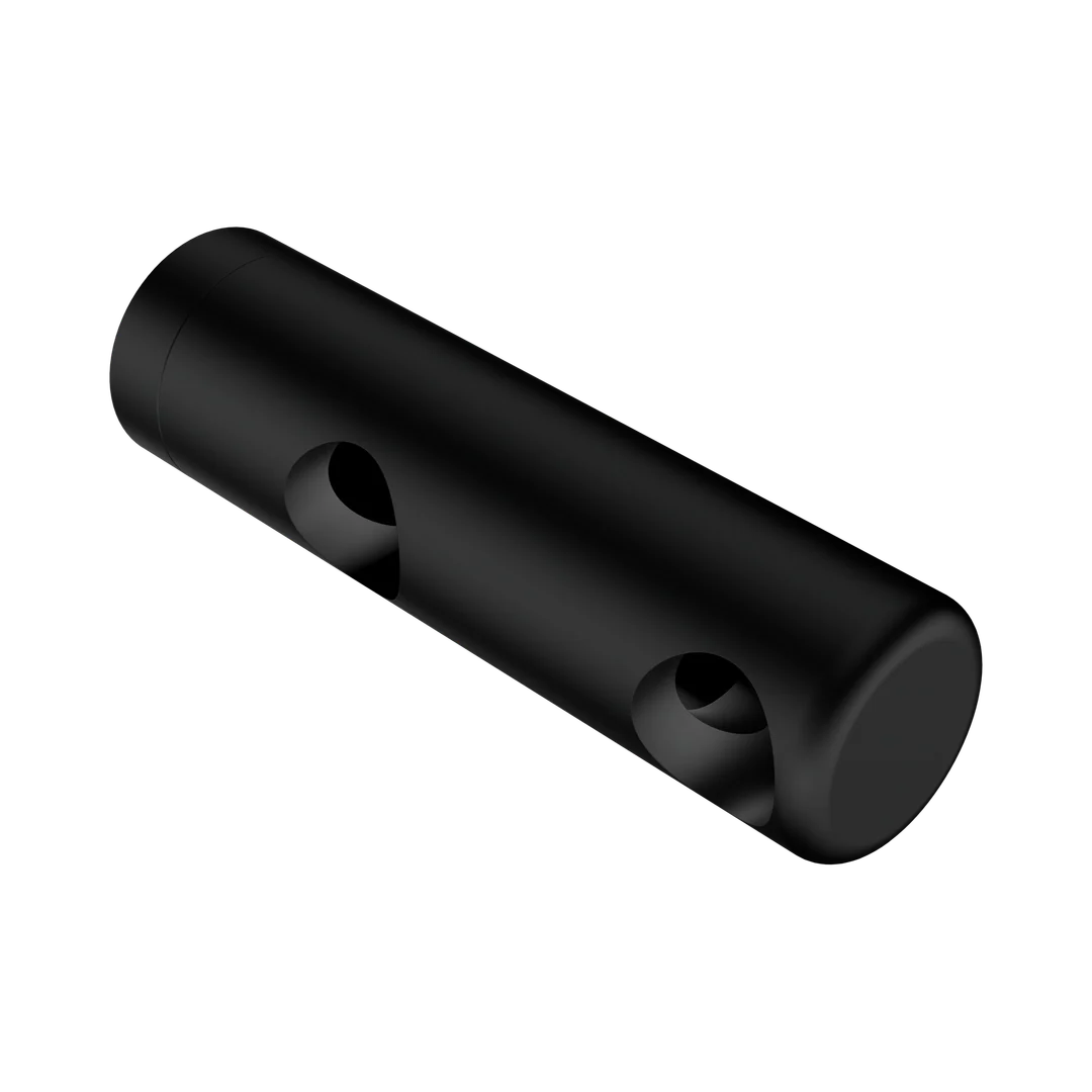 Nero Mecca Care Make Your Own 25Mm Grab Rail Double Towel Bracket Right Matte Black