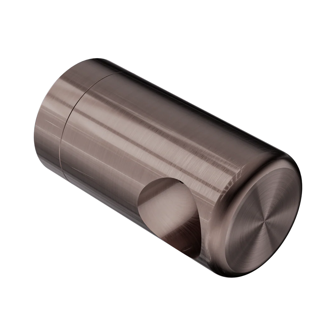 Nero Mecca Care Make Your Own 25Mm Grab Rail End Bracket Brushed Bronze
