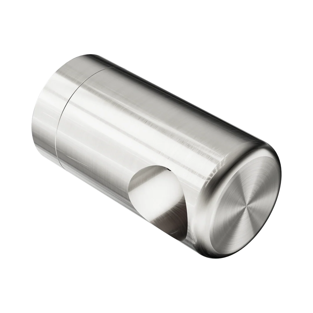 Nero Mecca Care Make Your Own 25Mm Grab Rail End Bracket Brushed Nickel