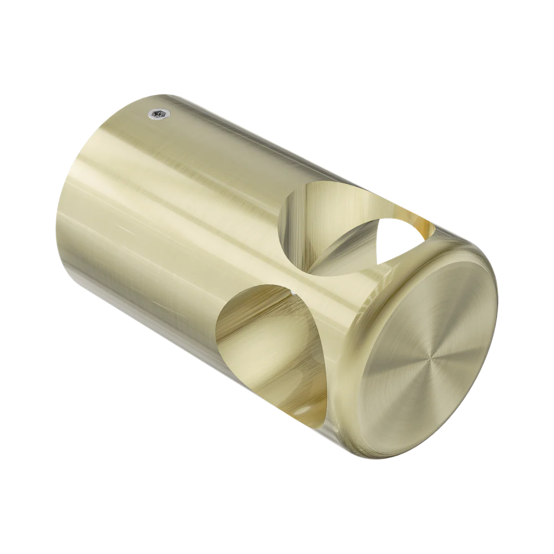 Nero Mecca Care Make Your Own 32Mm Grab Rail T Bar Bracket Brushed Gold