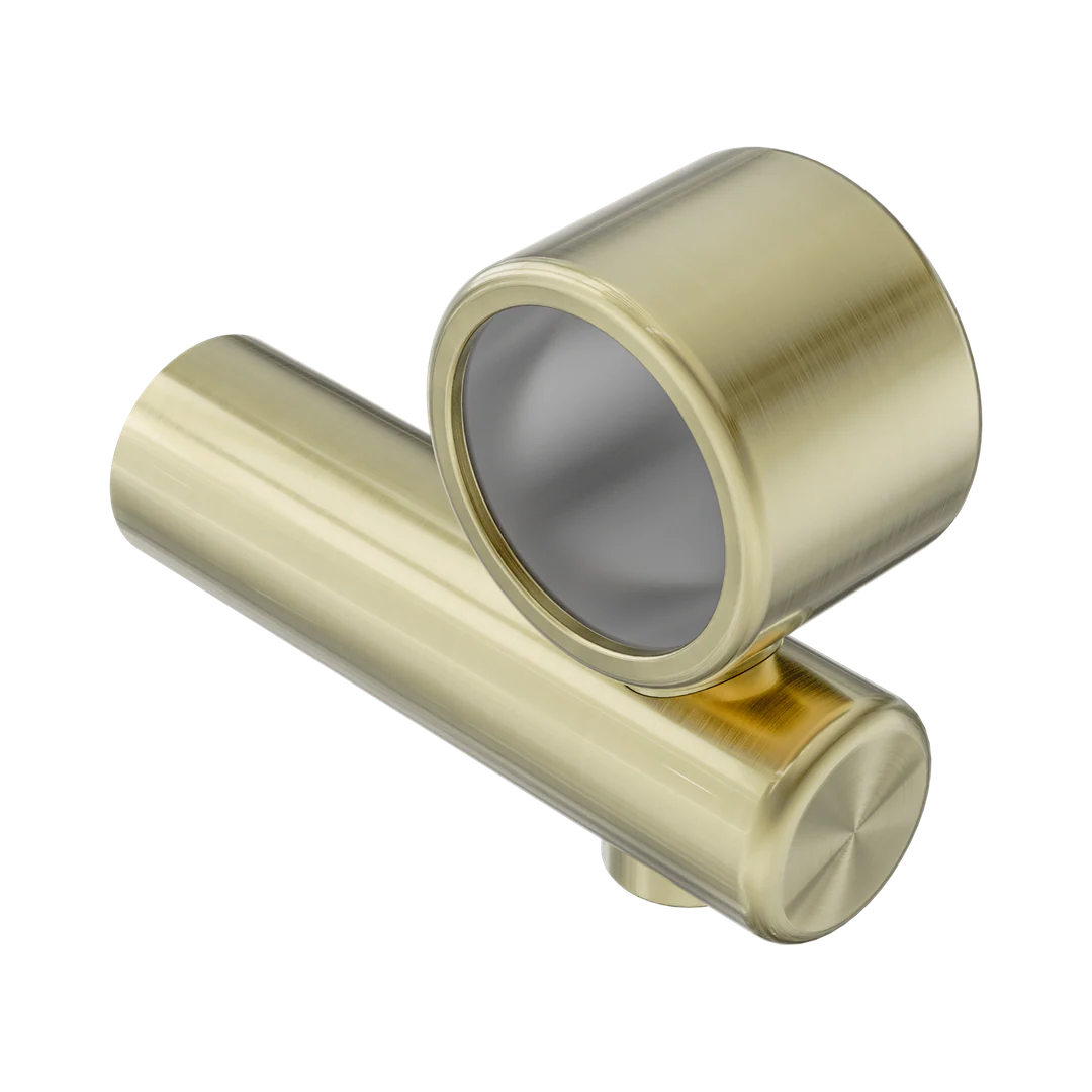 Nero Mecca Care Make Your Own 32Mm Hand Rail Undermount Mid Bracket Brushed Gold