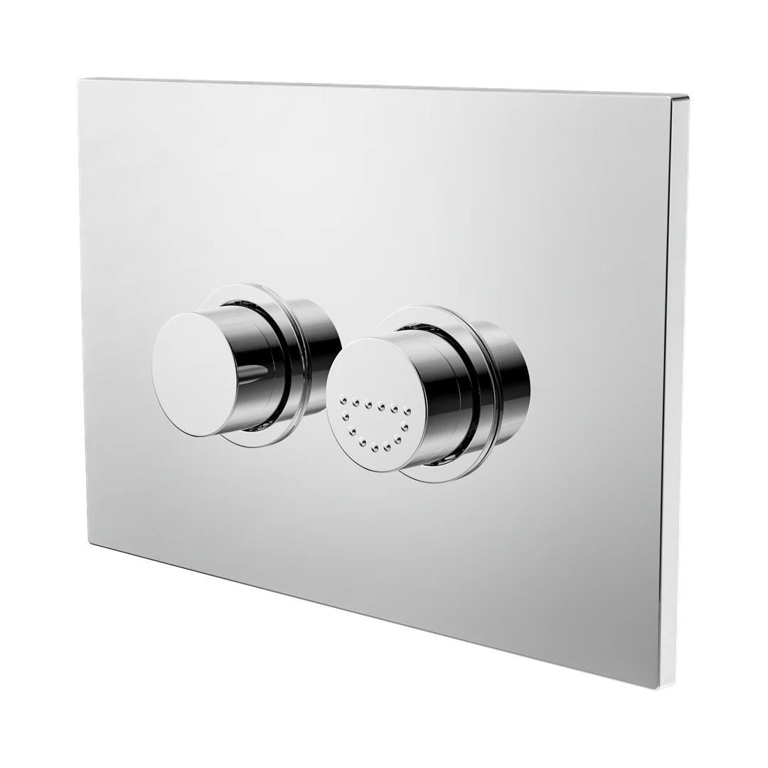 Nero Mecca Care Raised Disabled Care Flush Buttons Plate Dda Toilet Compliant Chrome