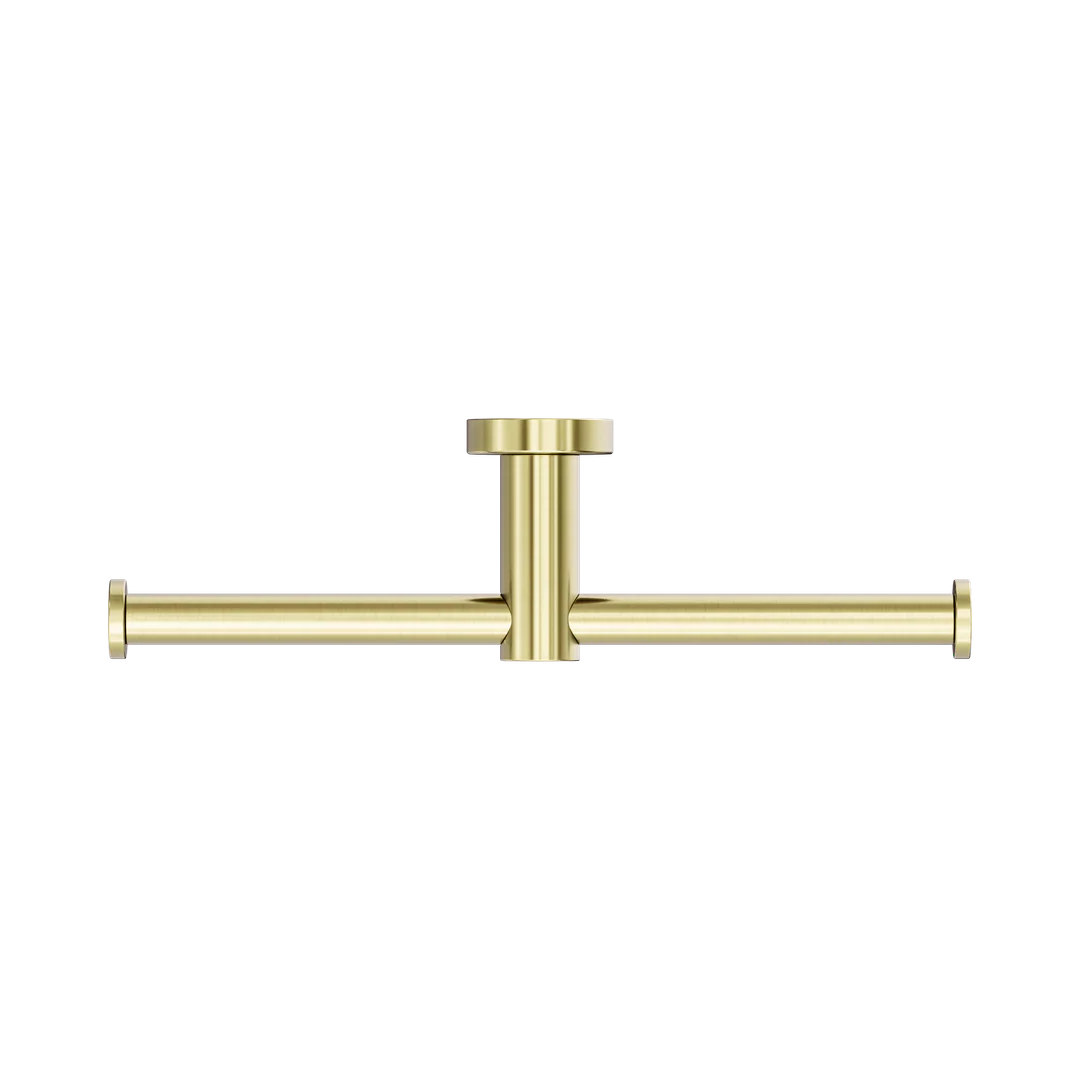 Nero Mecca Double Toilet Roll Holder Brushed Gold Nr1986Dbg - Image 3