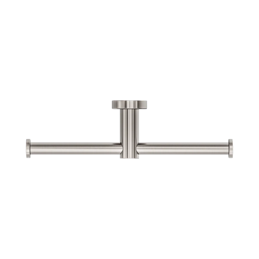 Nero Mecca Double Toilet Roll Holder Brushed Nickel Nr1986Dbn - Image 3