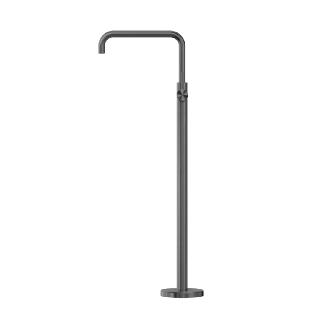 Nero Mecca Freestanding Bath Mixer Square Shape Gun Metal Nr221903Bgm - Image 3