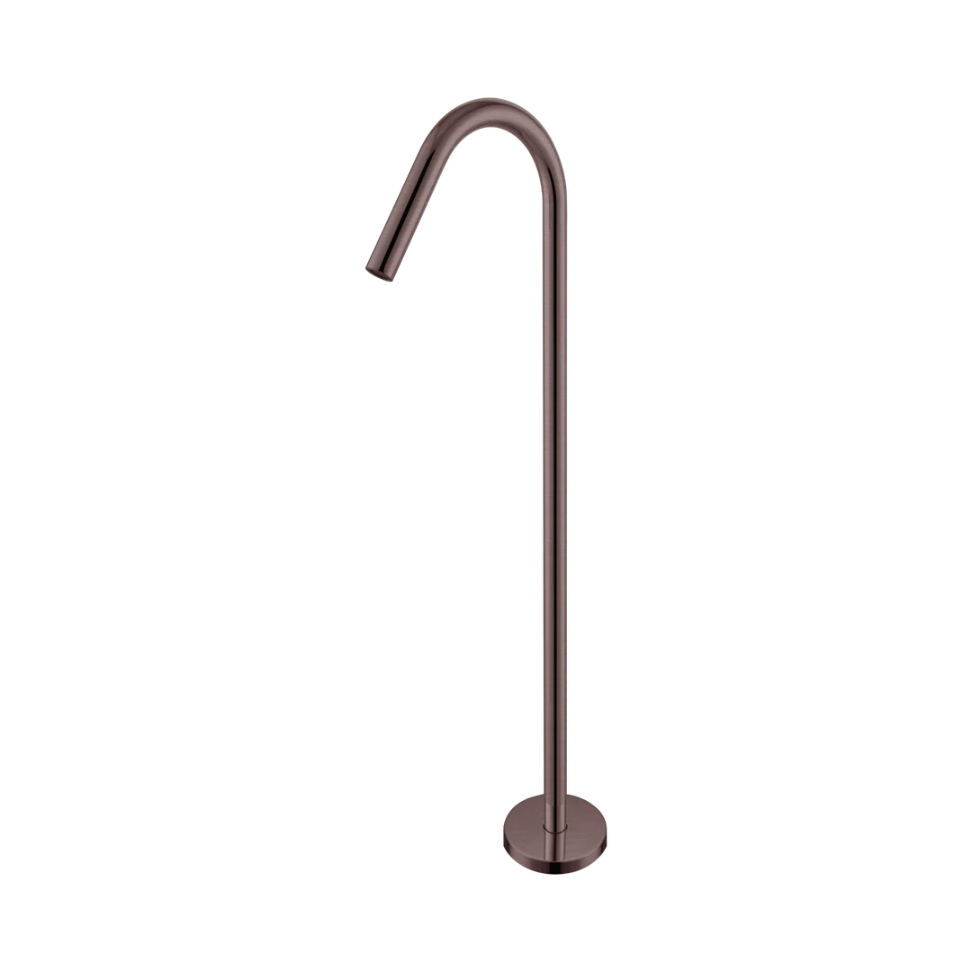 Nero Mecca Freestanding Bath Spout Only Brushed Bronze