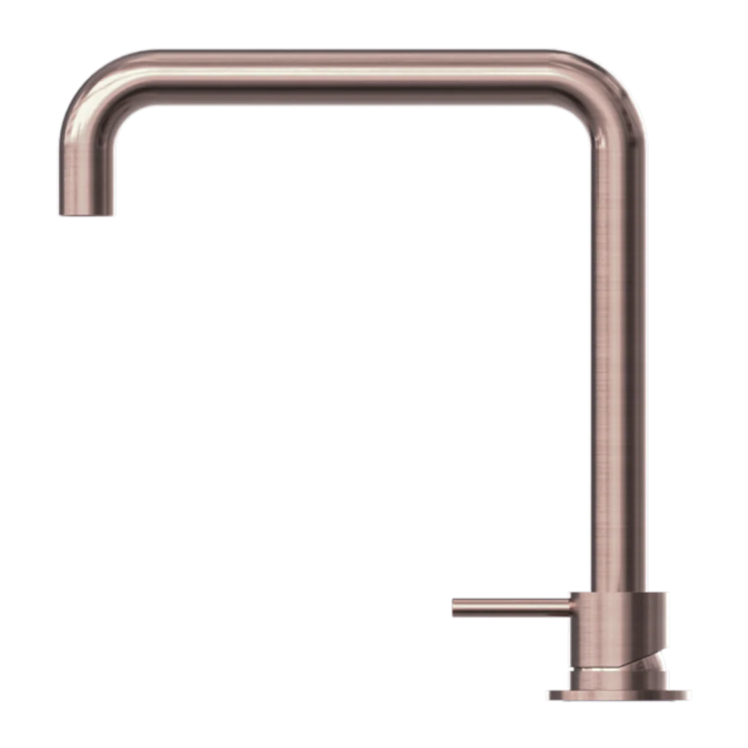 Nero Mecca Hob Basin Mixer Square Swivel Spout Brushed Bronze Nr221901Cbz - Image 3