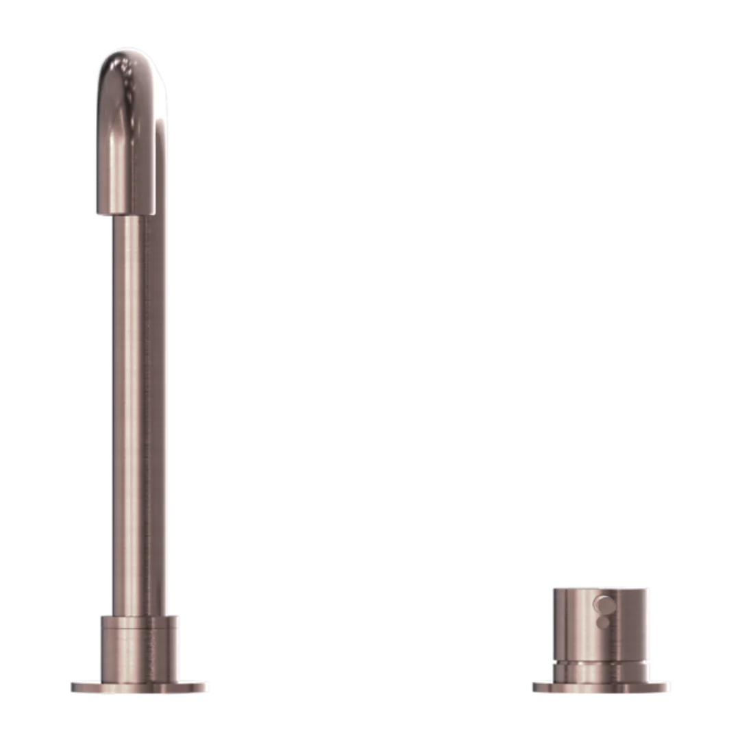 Nero Mecca Hob Basin Mixer Square Swivel Spout Brushed Bronze Nr221901Cbz - Image 4