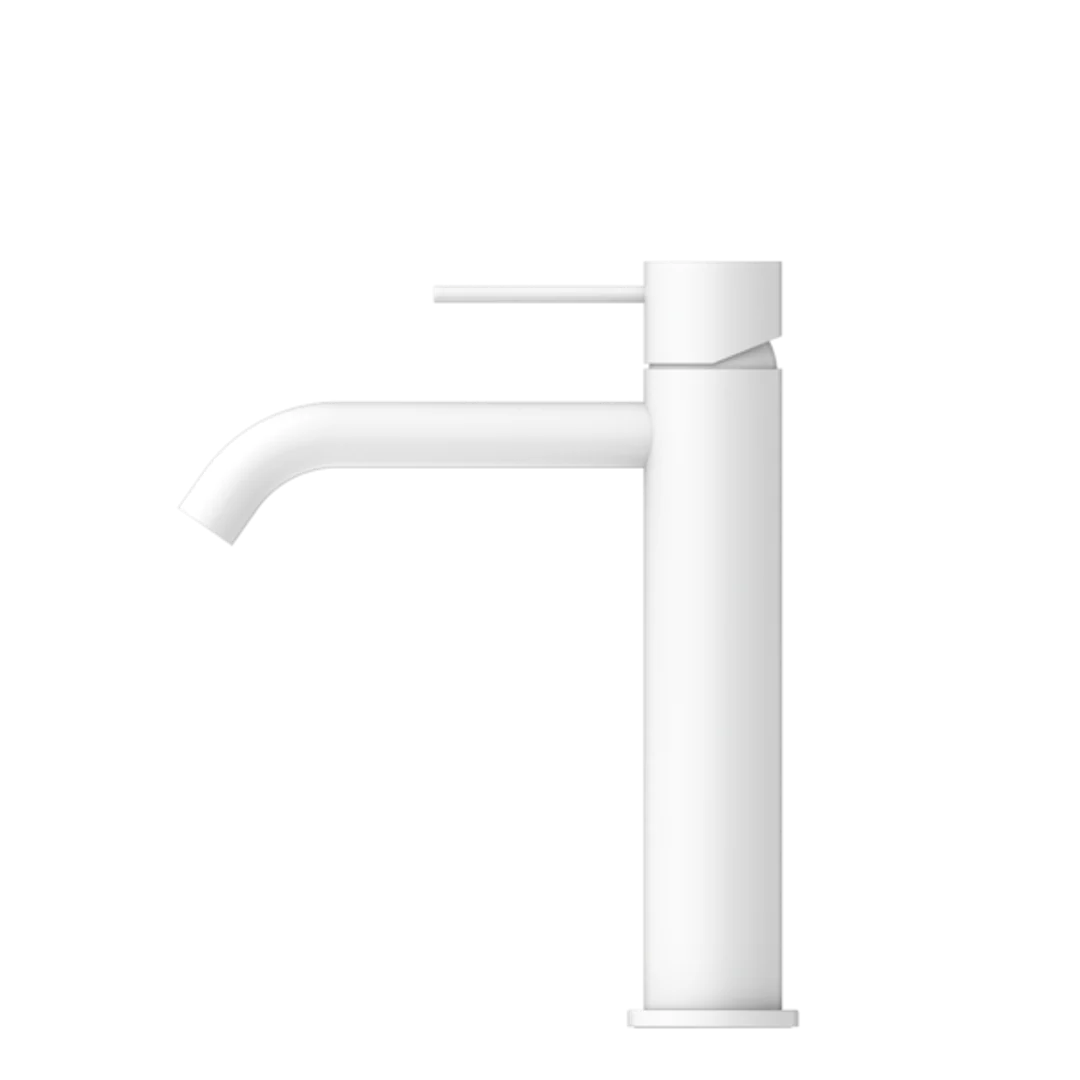 Nero Mecca Mid Tall Basin Mixer Matte White Nr221901Emw - Image 4