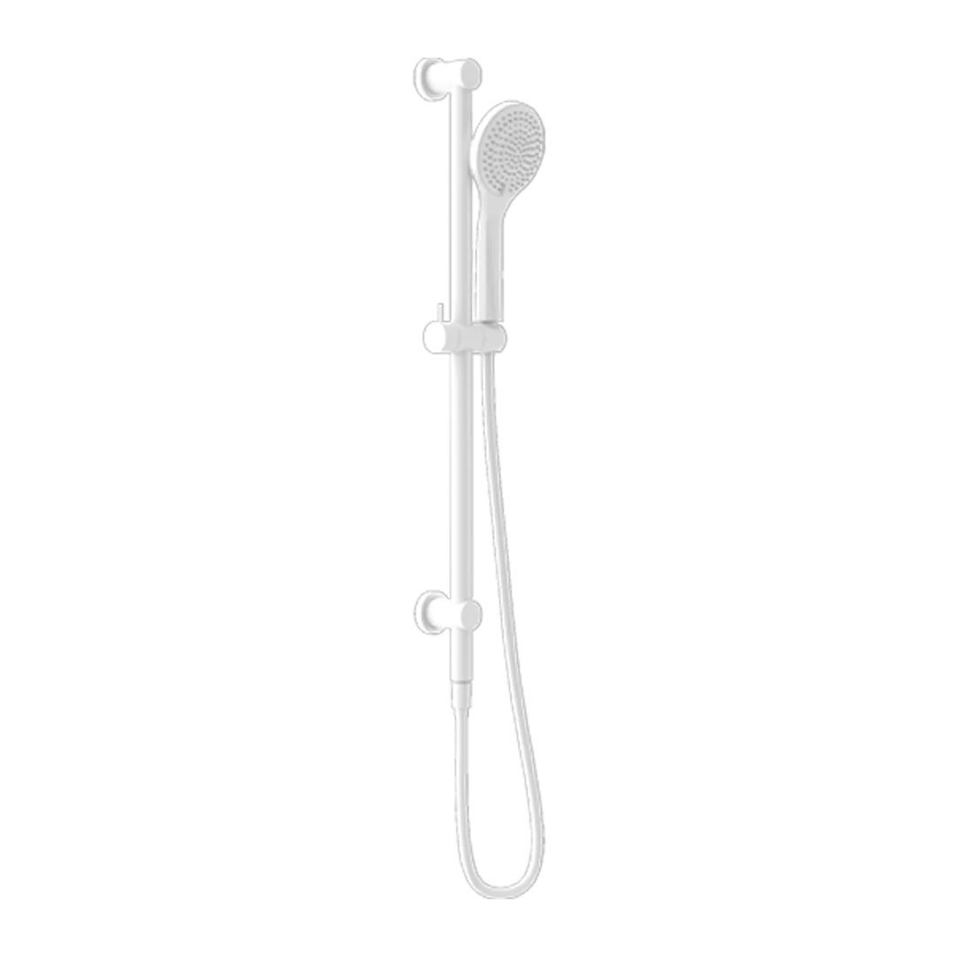 Nero Mecca Rail Shower With Air Shower Matte White Nr221905Amw