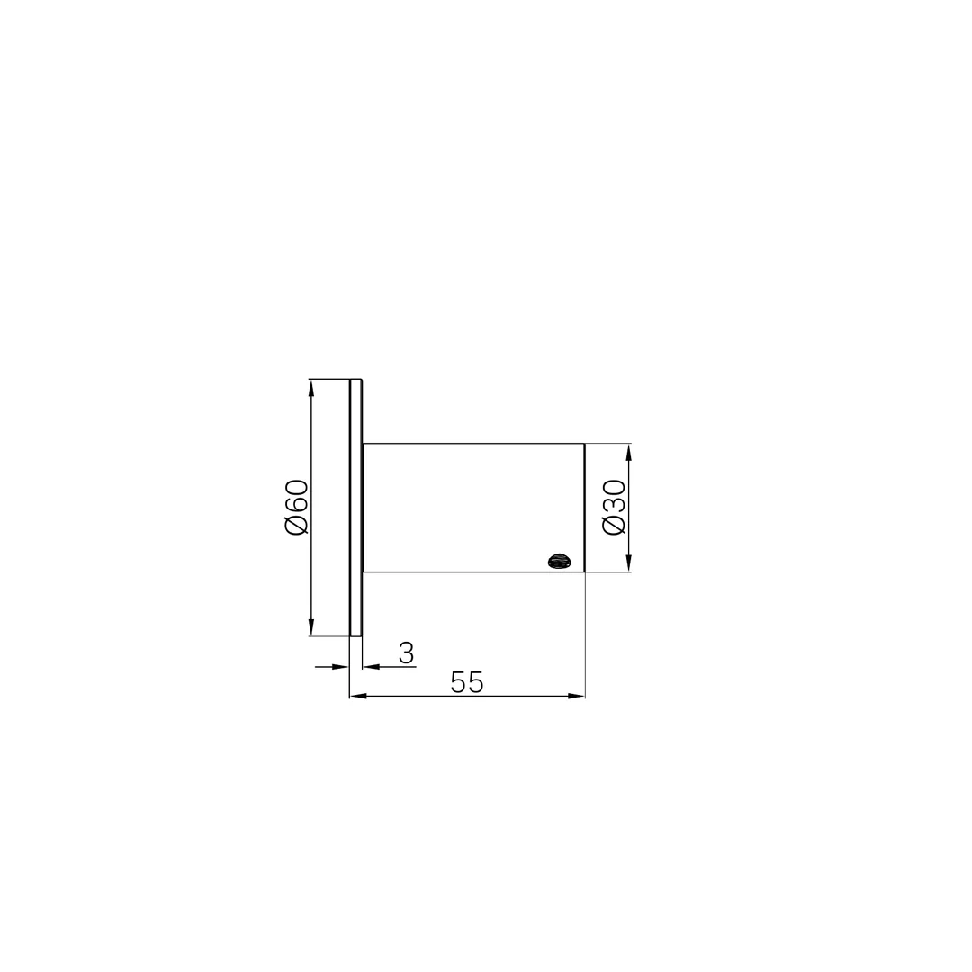Nero Mecca Robe Hook II Brushed Nickel - Image 2