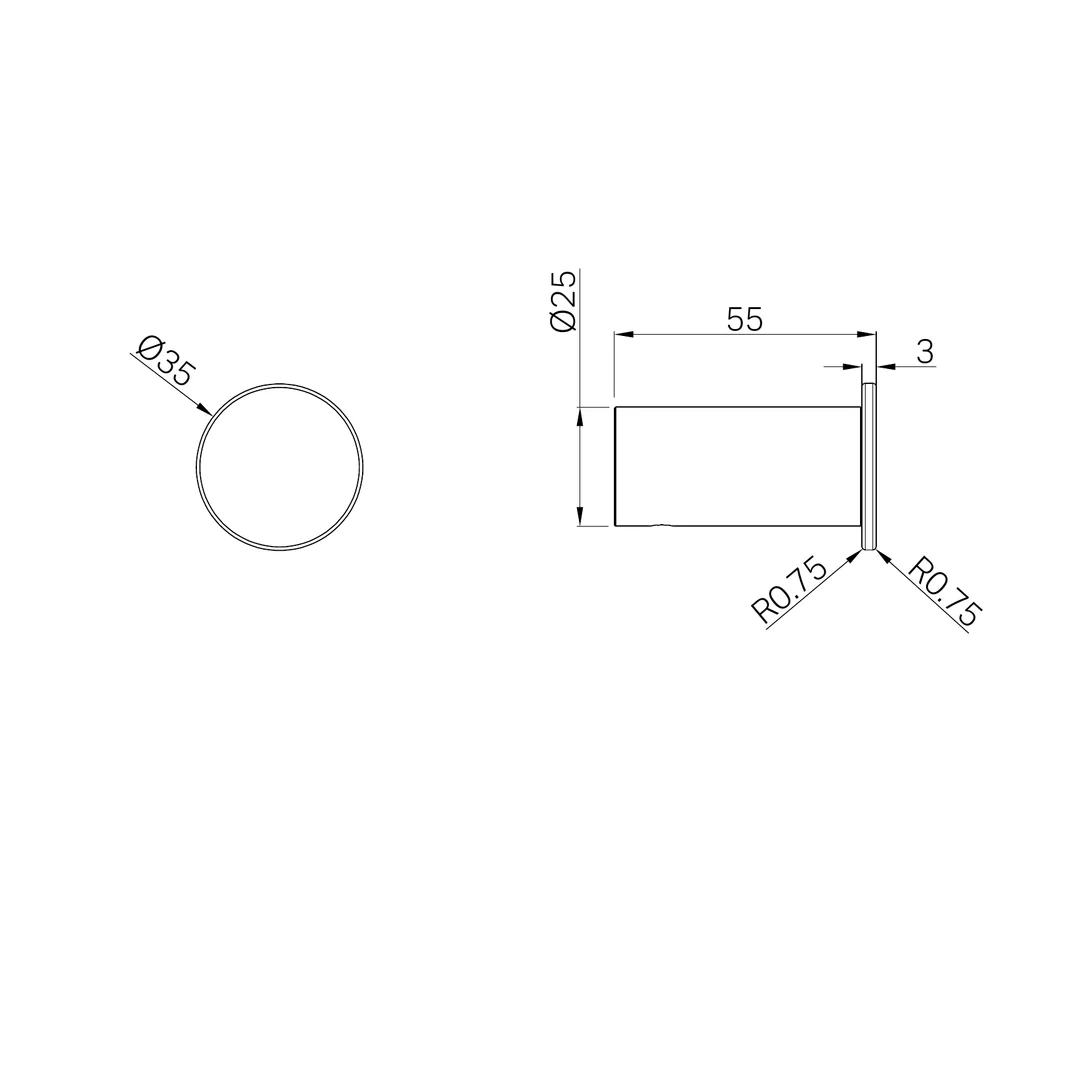 Nero Mecca Robe Hook Slim Chrome - Image 2