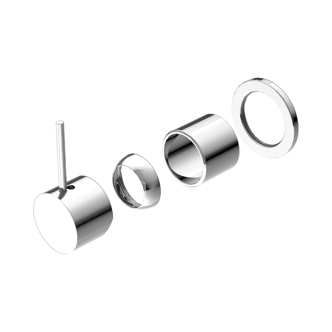 Nero Mecca Shower Mixer 60Mm Handle Up Plate Trim Kits Only Chrome