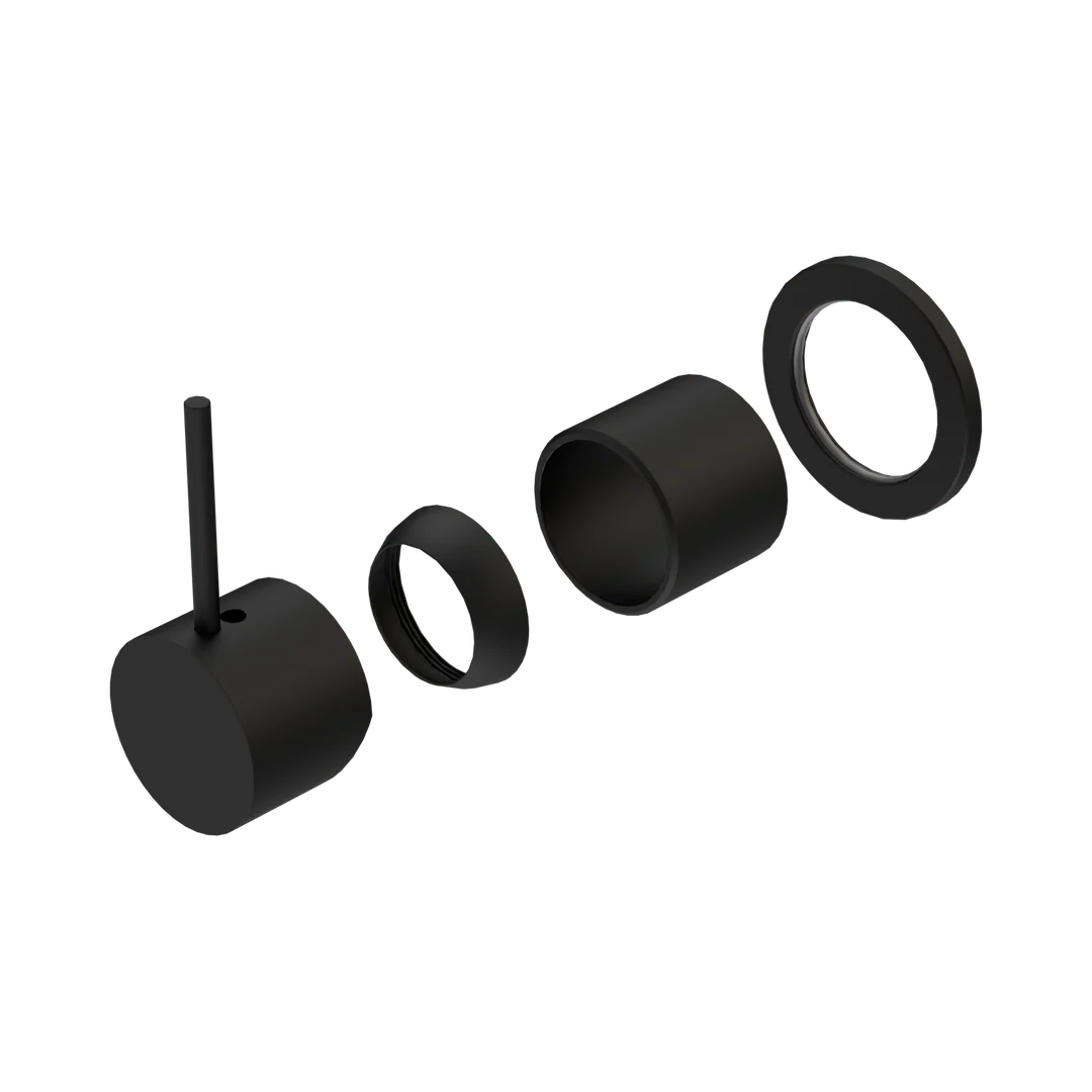 Nero Mecca Shower Mixer 60Mm Handle Up Plate Trim Kits Only Matte Black