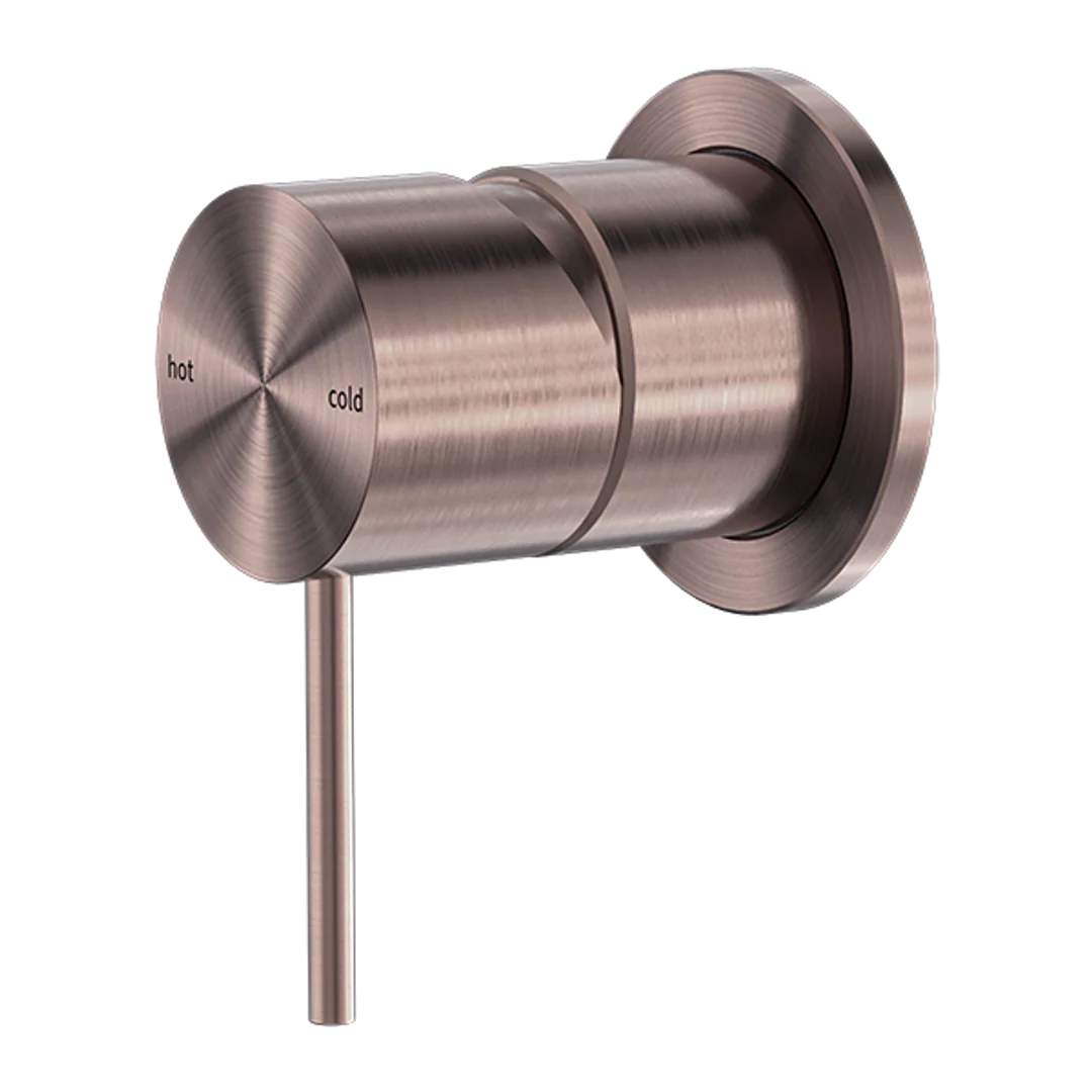 Nero Mecca Shower Mixer 60Mm Plate Brushed Bronze Nr221911Hbz