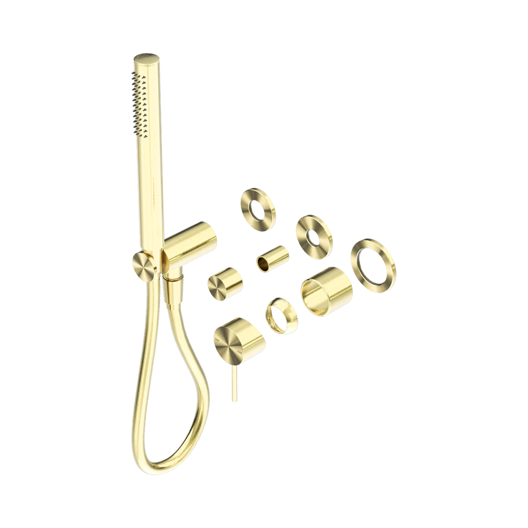 Nero Mecca Shower Mixer Diverter System Separate Back Plate Trim Kits Only Brushed Gold