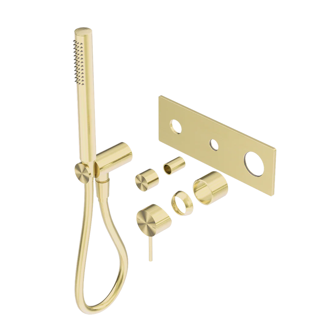 Nero Mecca Shower Mixer Diverter System Trim Kits Only Brushed Gold