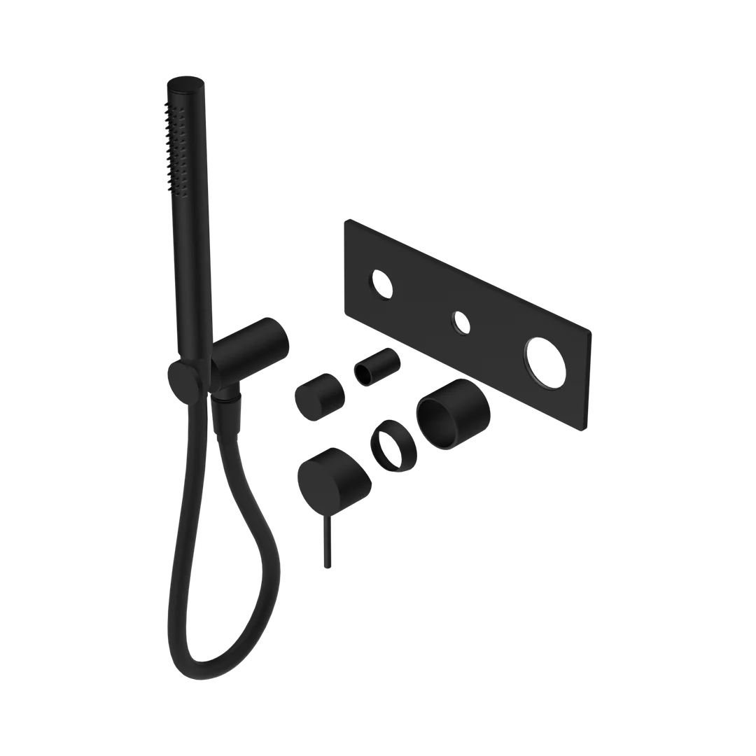 Nero Mecca Shower Mixer Diverter System Trim Kits Only Matte Black