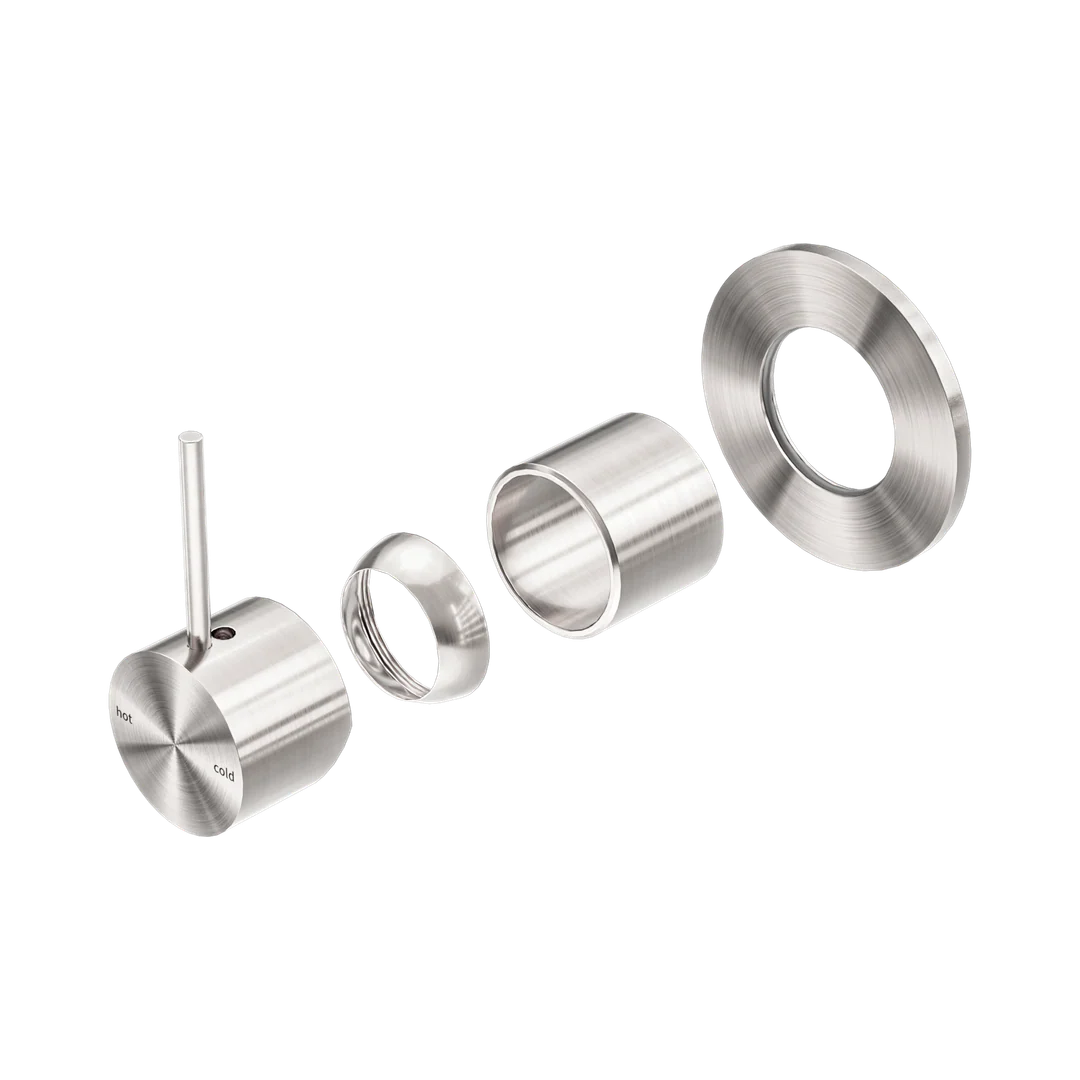 Nero Mecca Shower Mixer Handle Up 80Mm Plate Trim Kits Only Brushed Nickel