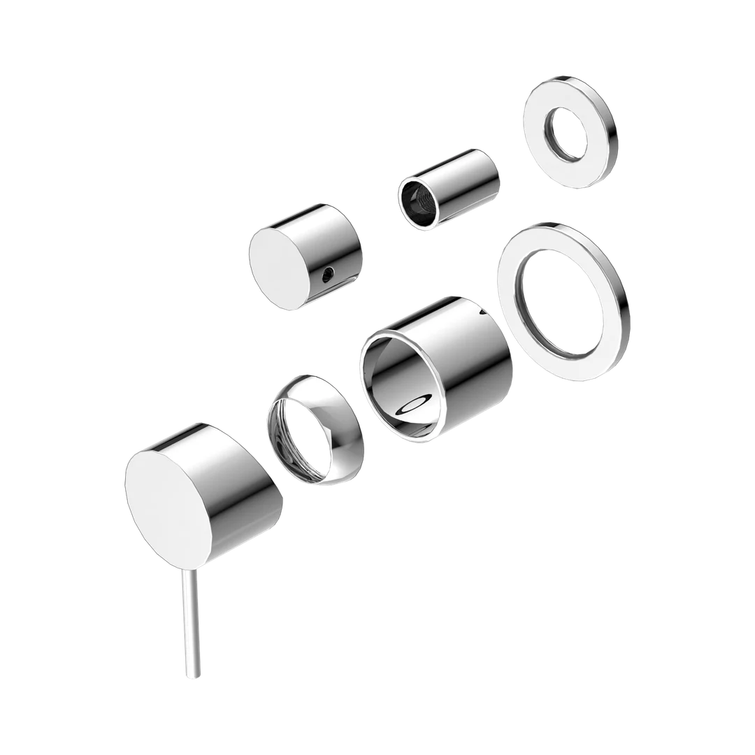 Nero Mecca Shower Mixer With Diverter Separate Back Plate Trim Kits Only Chrome