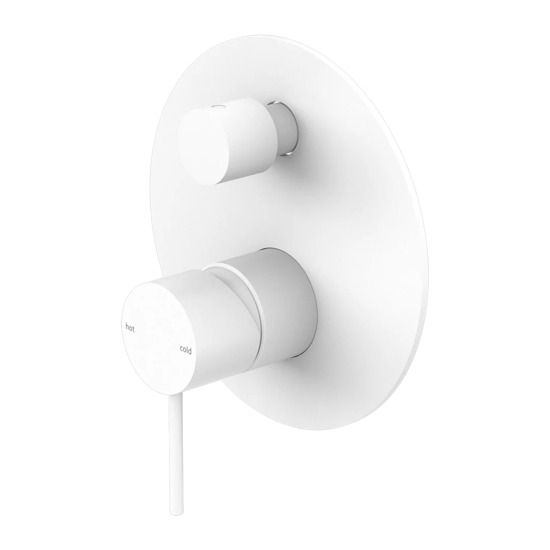 Nero Mecca Shower Mixer With Divertor Matte White Nr221909Amw - Image 2