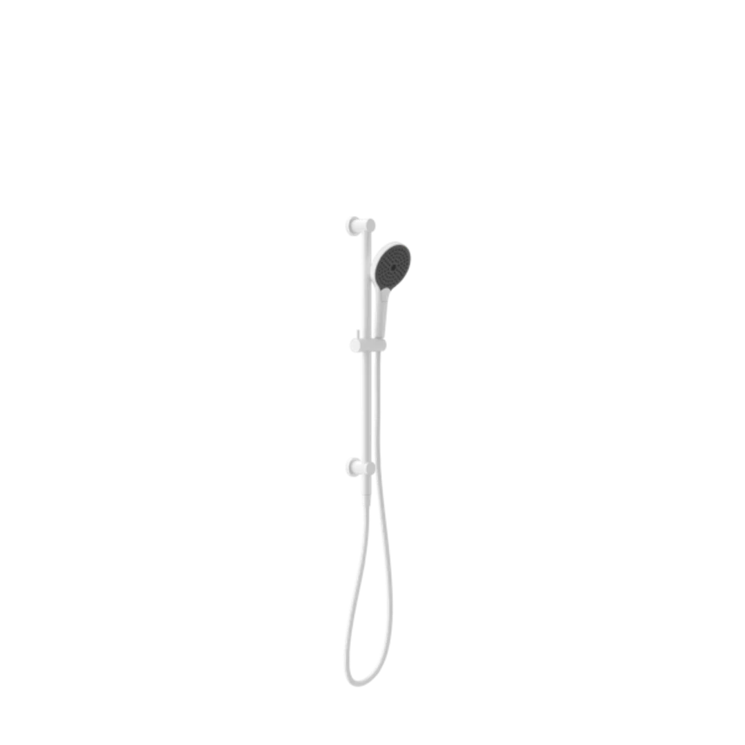 Nero Mecca Shower Rail With Air Shower Ii Matte White Nr221905Gmw