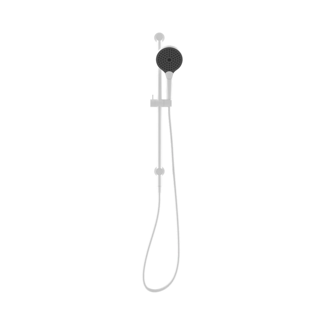 Nero Mecca Shower Rail With Air Shower Ii Matte White Nr221905Gmw - Image 3