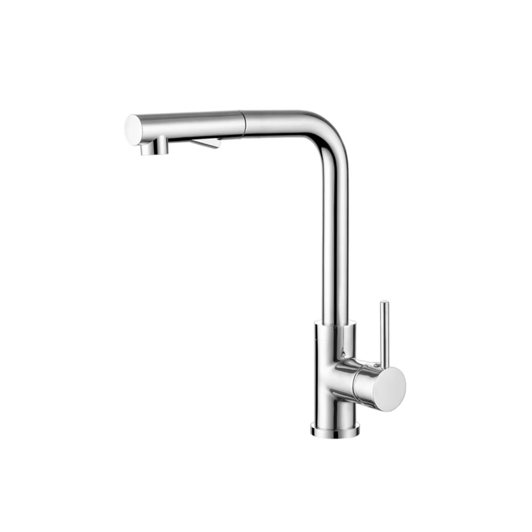 Nero Mecca Square Neck Pull Out Sink Mixer With Vegie Spray Chrome - Image 6